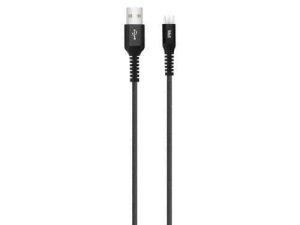 Cablu de date si incarcare micro USB 2.1A 1m Well negru