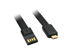 Cablu de incarcare USB My-Trim Micro USB Negru 1.2m