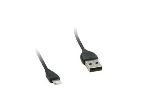 Cablu de incarcare USB Remax Lesu iPhone 5 iPhone 6 iPhone 7 Negru 1m