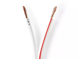 Cablu difuzor 2x 2.50mm CCA alb Nedis CAGW2500WT1000
