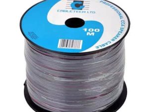Cablu difuzor CCA 2x0.20mm negru Cabletech KAB0352