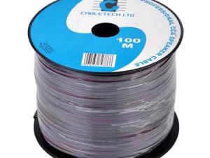 Cablu difuzor CCA 2x0.50mm negru Cabletech KAB0355