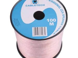 Cablu difuzor CCA 2x1.50mm transparent Cabletech KAB0358