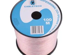 Cablu difuzor CCA 2x2.50mm transparent Cabletech KAB0360