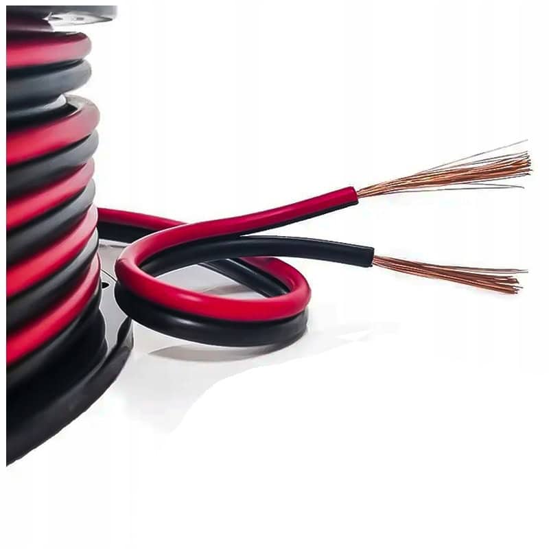 ahcc pret Cablu difuzor cupru 2x0.5mm rosu/negru Cabletech KAB0382
