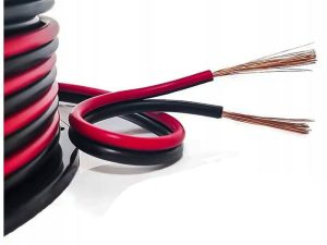 Cablu difuzor negru/rosu 2x0.5mm cupru 1m Cabletech KAB0306
