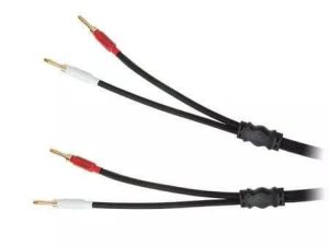 Cablu difuzor Profesional cu mufe tip banana 3m AWG16 1.5mm cupru Kruger&Matz KM0334