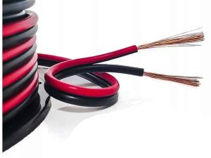 Cablu difuzor rosu/negru 2x0.16mm cupru 1m Cabletech KAB0300
