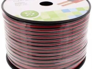 Cablu difuzor rosu/negru CCA 2x2.50mm Well LSP-CCA2.50BR-100-WL