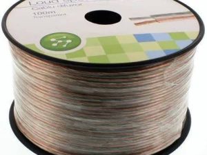 Cablu difuzor transparent 2x0.75mm CCA Well LSP-CCA0.75TT-100-WL