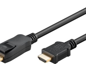 Cablu DisplayPort v1.2 - HDMI v1.4 3m 4K/30Hz Goobay 64837