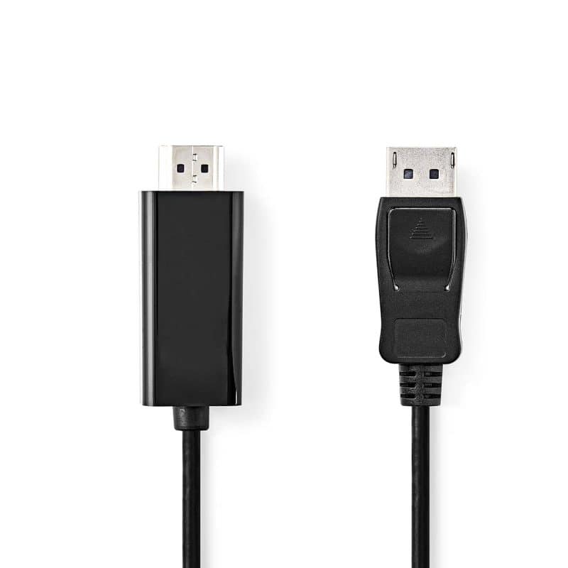 cablu-displayport-v12-tata-hdmi-tata-4k-30hz-2m-negru-nedis-ccgb37100bk20