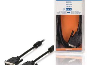 Cablu DVI-D 24+1-pin tata - DVI-D 24+1-pin tata 2m VALUELINE