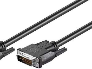 Cablu DVI-D 24+1p tata - DVI-D 24+1p tata 0.5m Dual-Link Full HD 1080p 1920x1080 WQXGA 2560x1600 Goobay