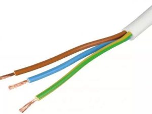 Cablu electric MYYM H05VV-F 3x2.5 mm alb
