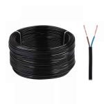 Cablu electric OMY 2x0.75 300V negru Cabletech