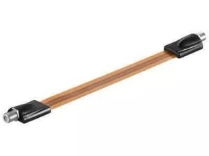 Cablu F mama la F mama 26cm COAXIAL super plat Goobay