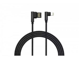 Cablu Golf Pudding iPhone 48I 1m 2.4A negru
