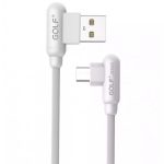 Cablu Golf Wing Micro USB 45M 1m 2.4A alb