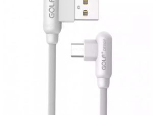 Cablu Golf Wing Micro USB 45M 1m 2.4A alb