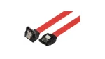 Cablu hdd 90 sata L la sata L 0.5m + clips 5GBit/s rosu