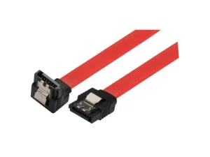 Cablu hdd 90 sata L la sata L 0.5m + clips 5GBit/s rosu