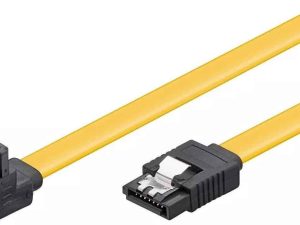 Cablu HDD S-ATA3 6Gbit/s 90 Clip SATA L - SATA L 1m GOOBAY
