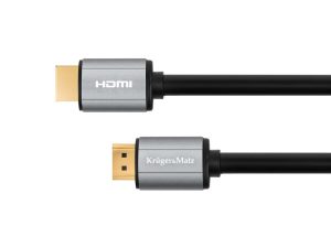 Cablu HDMI - HDMI 5m V2.0 4K UHD 60Hz Basic KRUGER&MATZ