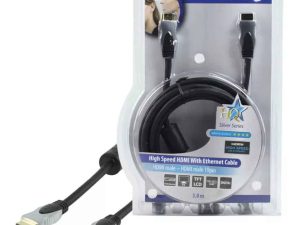 Cablu HDMI tata - HDMI tata High Speed cu Ethernet 3m HQ