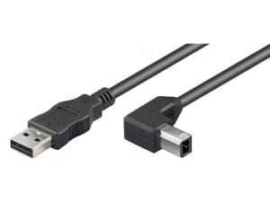 Cablu imprimanta USB 90 grade 2m cupru Goobay