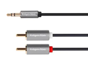Cablu JACK 3.5 mm - 2x RCA 3m Basic KRUGER&MATZ