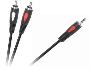 Cablu Jack 3.5 mm la 2x RCA 10m Eco-Line Cabletech