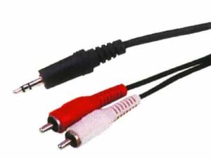 Cablu Jack 3.5 mm la 2x RCA 7.5m stereo Cabletech