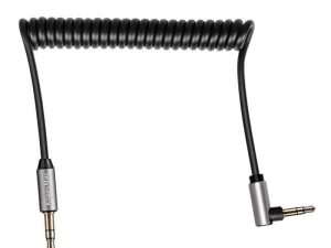 Cablu Jack 3.5 mm tata la 90 grade - tata 1m BASIC Kruger&Matz