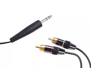 Cablu Jack 6.3 mm STEREO la 2x RCA 1.8m Cabletech
