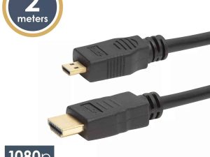 Cablu micro HDMI 2m conectoare placate cu aur delight