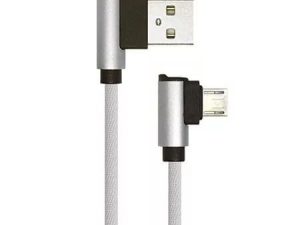 Cablu micro USB 1m DIAMOND EDITION argintiu V-TAC