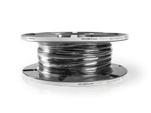 Cablu microfon 2x0.08mm2 OFC grosime totala 3mm negru Nedis CABR1508BK1000