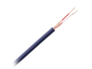 Cablu microfon STEREO albastru 6mm KAB0605C conductor interior 2x20 fire Cupru x0.12mm rola pret 1m Cabletech