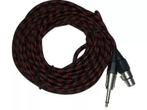 Cablu microfon XLR mama la 6.3 tata 5m Cabletech