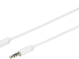 Cablu mini JACK 3.5 mm tata tata 2m alb eSTUFF