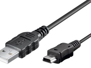 Cablu mini USB B tata - USB 2.0 tata 1m negru