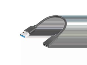 Cablu OTG USB 3.0 A tata - USB 3.1 mama 0.1m negru