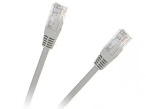 Cablu patchcord retea UTP 0.5m CAT5e 2x RJ45 CCA gri