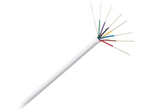 Cablu pentru telefon sau alarma din cupru YTDY 8x0.5mm 1m liniar alb Cabletech KAB0553