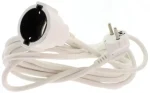 Cablu prelungitor 5m 1.5mm alb Well EXTC-5M-1.5PWE-WL