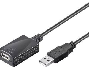 Cablu prelungitor activ USB 5m extensibil 20m Goobay