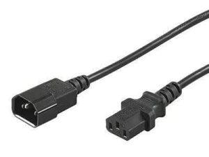 Cablu prelungitor alimentare IEC320-C13 la IEC320 C14 2m Goobay