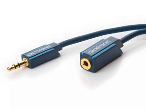 Cablu prelungitor audio Profesional Jack 3.5 mm 1.5m mama-tata stereo OFC cupru fara oxigen Clicktronic