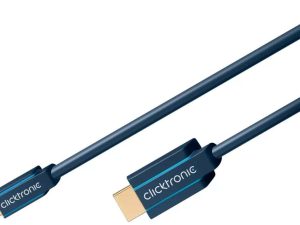 Cablu Profesional 1m USB TYPE C - HDMI Ultra HD 10Gbps 4K-60Hz cupru AWG32 aurit Clicktronic